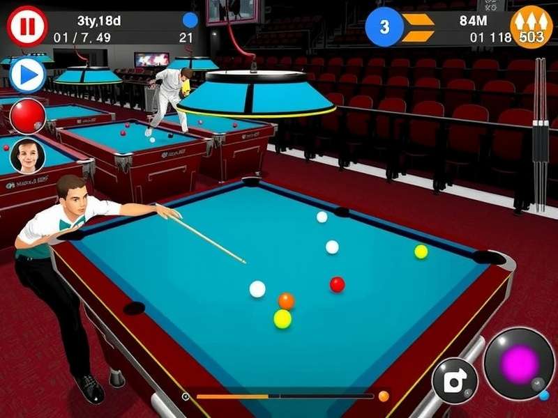 Billiards City Glory Gameplay Screenshot